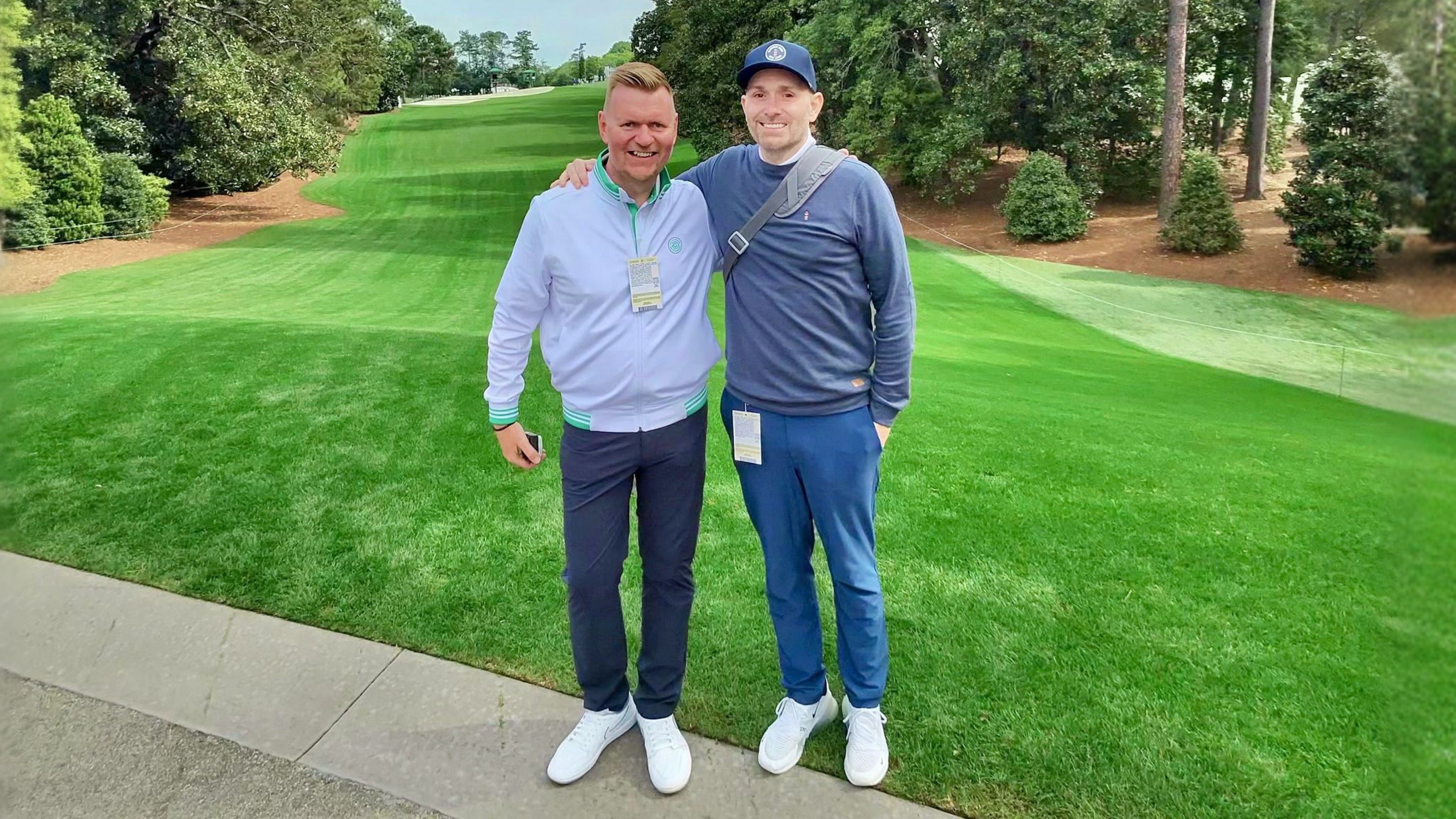 Rob Bluck and James Stutz, co-founders of Elevation Golf Lab