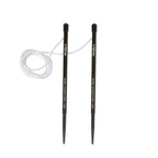 Visio 230cm Elasticated String Line with Metal Rods
