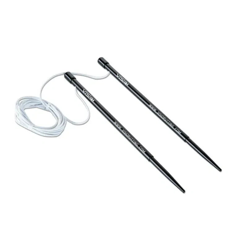 Visio 230cm Elasticated String Line with Metal Rods